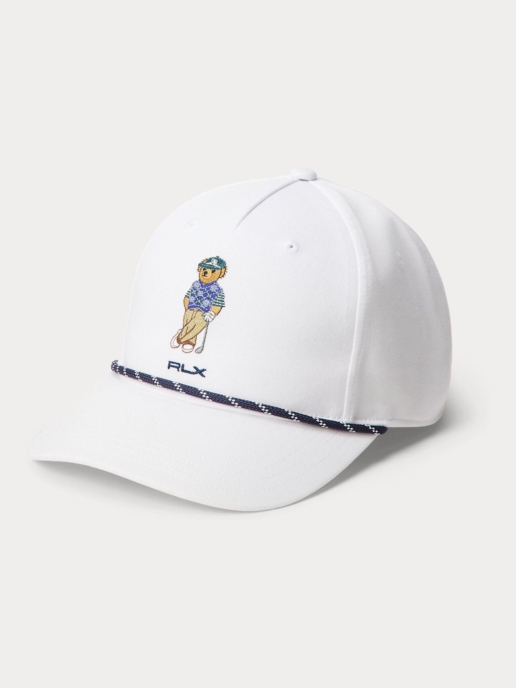 Ralph Lauren White RLX Bear Cap - Image 1 of 3