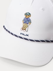 Ralph Lauren White RLX Bear Cap - Image 3 of 3