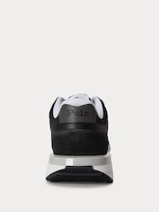 Polo Ralph Lauren Black Train 89 Trainers - Image 3 of 5