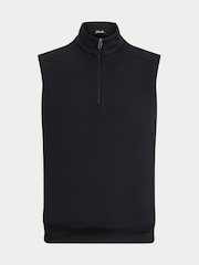 Ralph Lauren Black RLX Knit Half Zip Gillet - Image 1 of 1