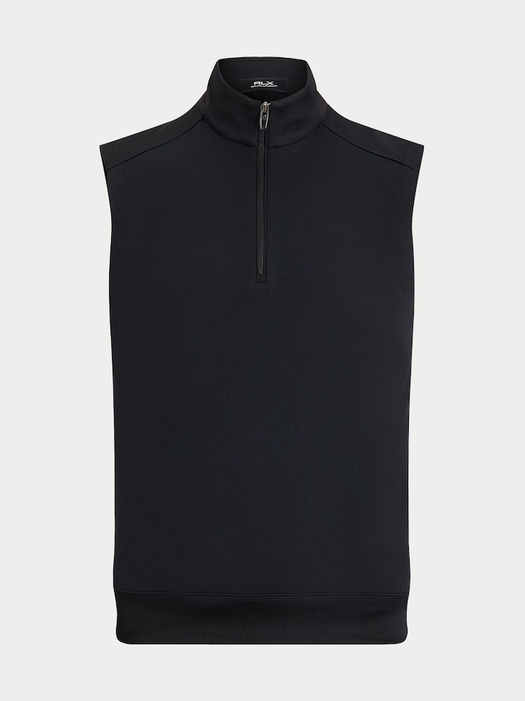 Ralph Lauren Black RLX Knit Half Zip Gillet - Image 1 of 1