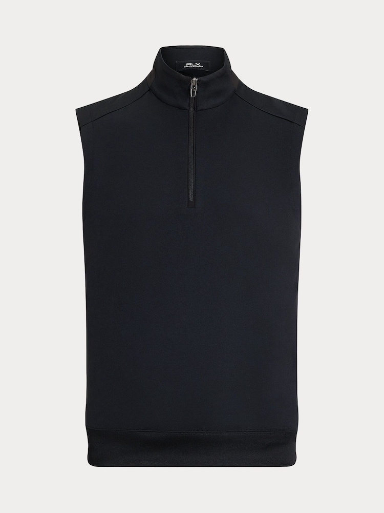 Ralph Lauren Black RLX Knit Half Zip Gillet - Image 5 of 5