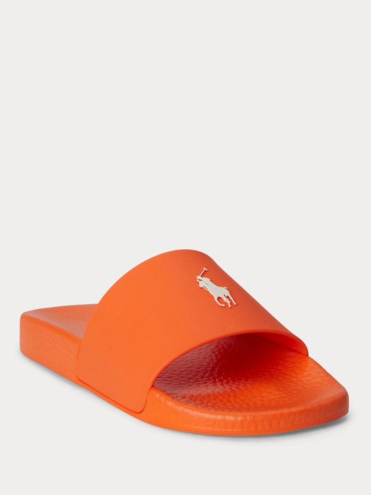 Polo Ralph Lauren Orange Polo Sliders - Image 2 of 4