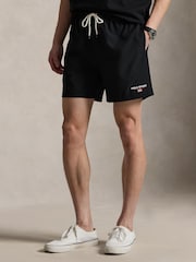 Polo Ralph Lauren Black Polo Sport Woven Trunk Swim Shorts - Image 1 of 4