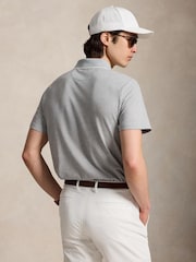 Ralph Lauren Grey Rlx Performance Pique Polo Shirt - Image 2 of 4