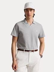 Ralph Lauren Grey Rlx Performance Pique Polo Shirt - Image 3 of 4