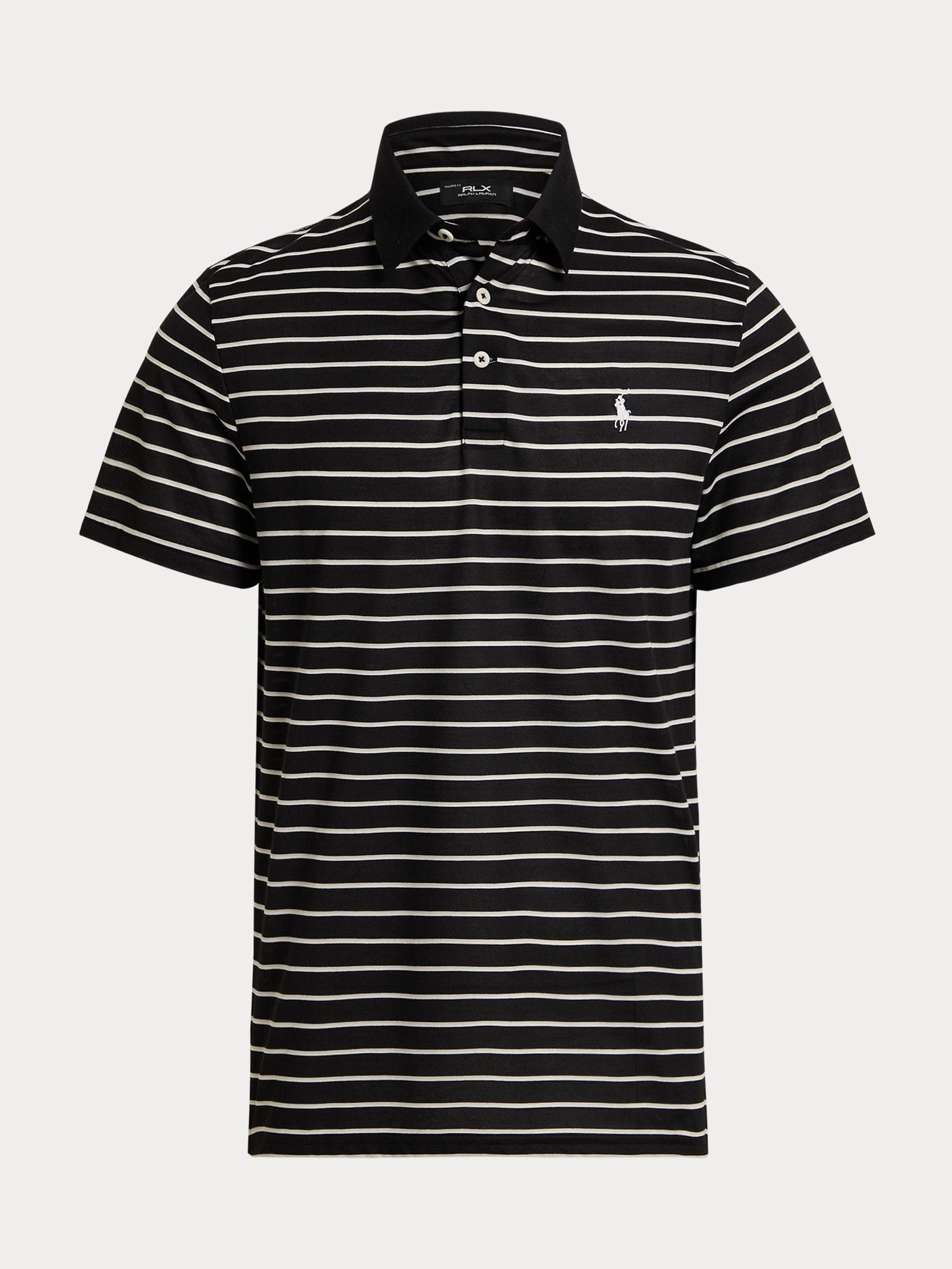 Buy Ralph Lauren Black RLX Tour Stripe Polo Shirt from Next Luxembourg