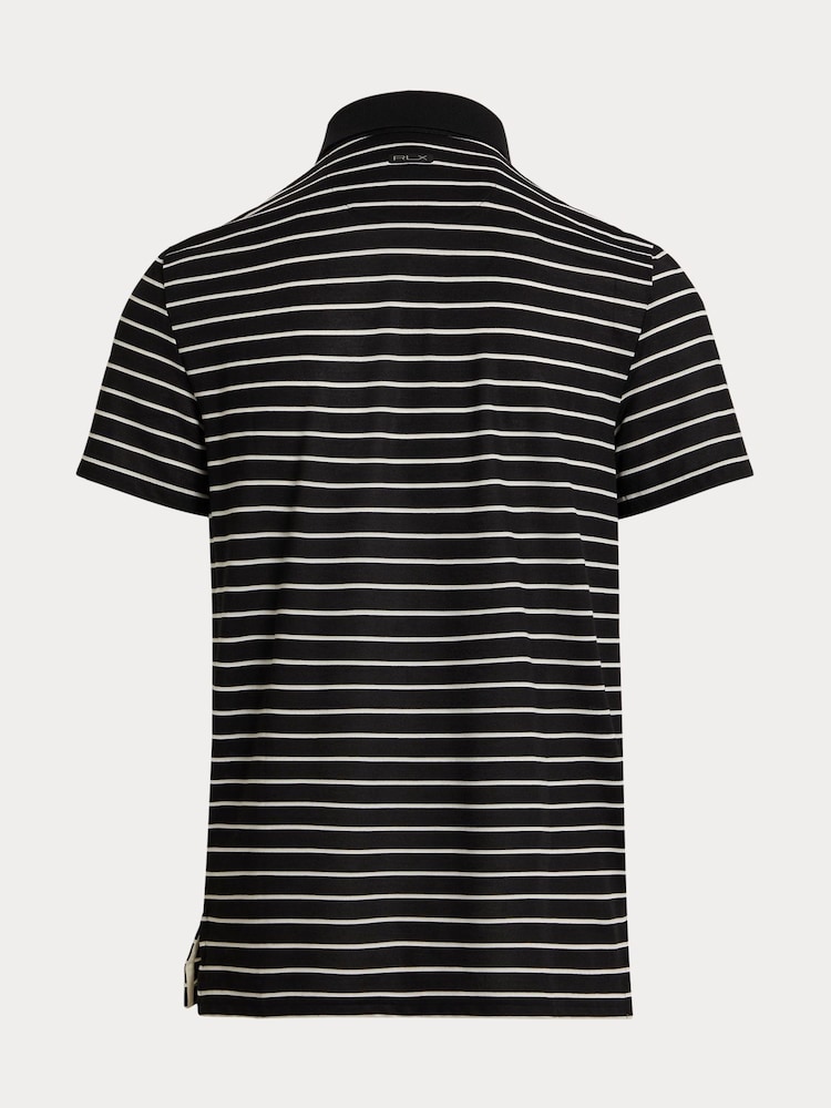 Ralph Lauren Black RLX Tour Stripe Polo Shirt - Image 2 of 2