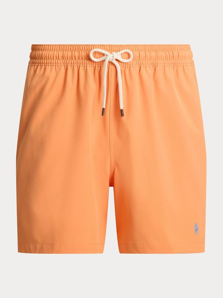 Polo Ralph Lauren Orange Traveler Swim Shorts - Image 5 of 5