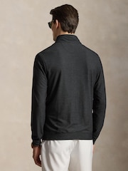 Musta - Ralph Lauren Rlx Movement -neulepusero vetoketjulla - Kuva 2 / 4