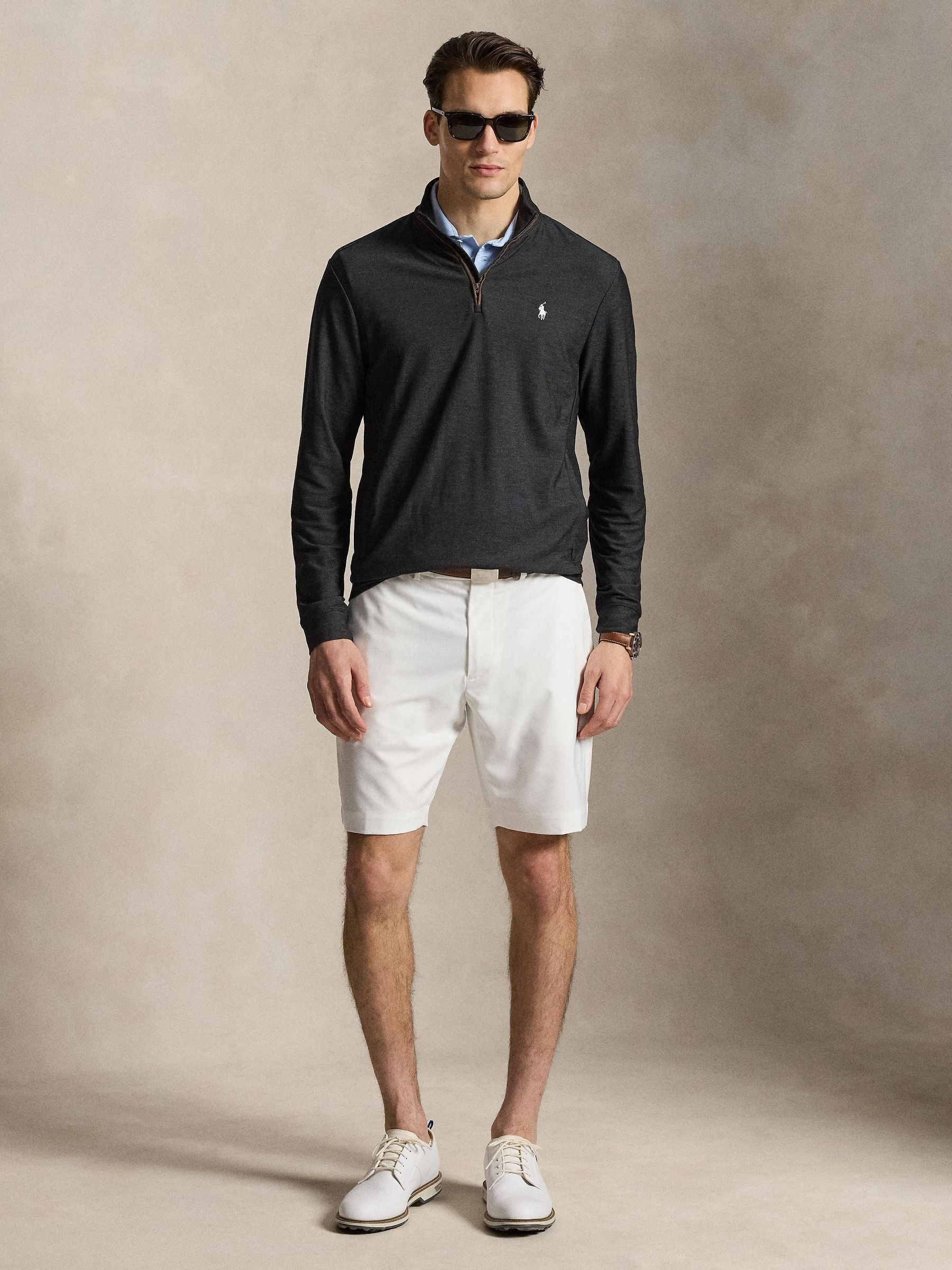 Comprar Negro - Ralph Lauren Rlx Movement Top de punto con zíper