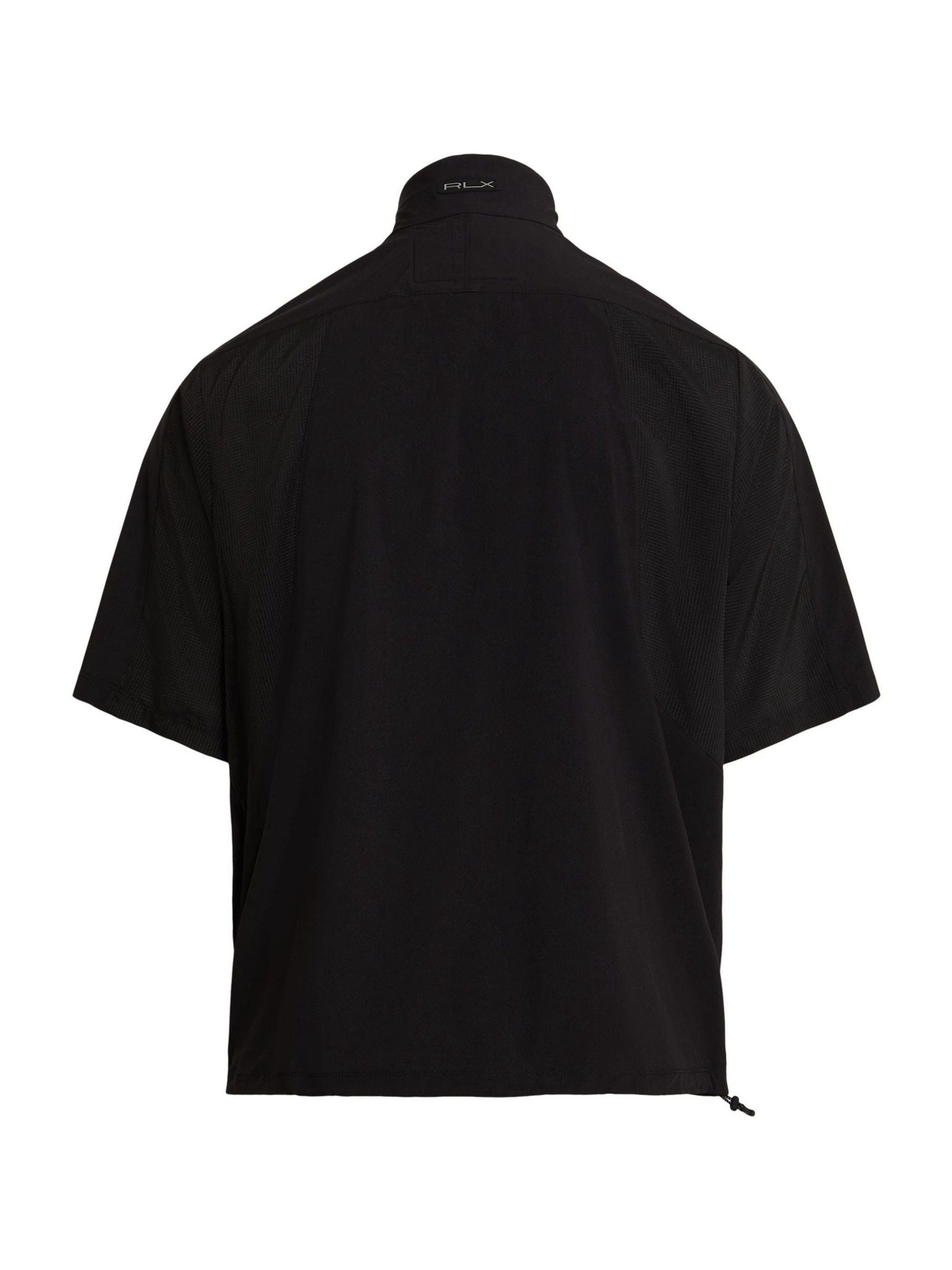 Buy Ralph Lauren Black Rlx Woven Half Zip Polo Shirt from the Next