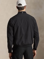 Ralph Lauren Black RLX Woven Bomber Black Jacket - Image 2 of 5
