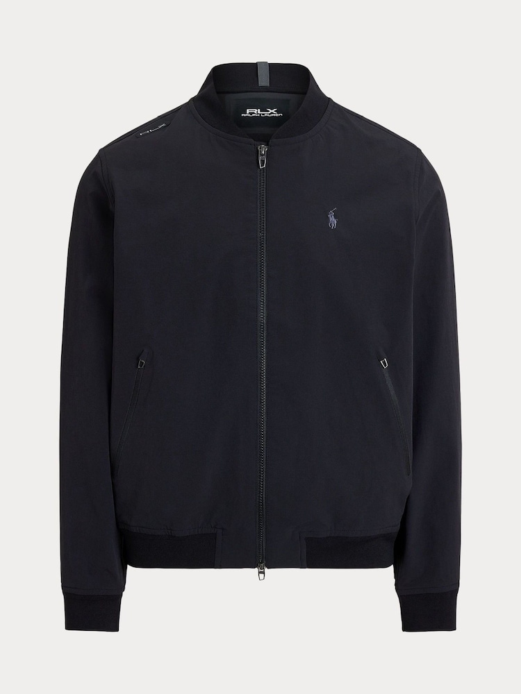Ralph Lauren Black RLX Woven Bomber Black Jacket - Image 5 of 5