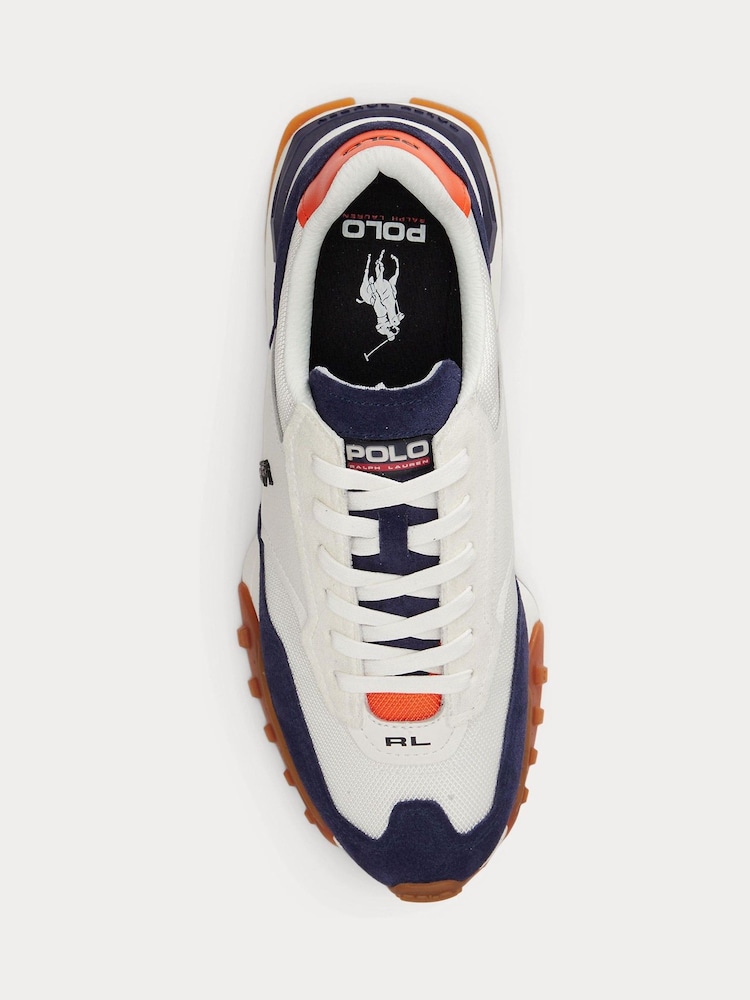 Polo Ralph Lauren Chalk White Eldridge Trainers - Image 3 of 3