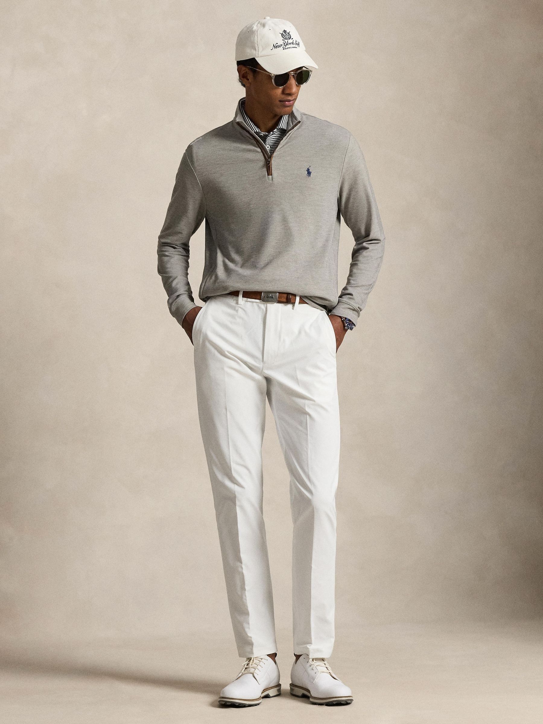 Comprar Cinza - Blusa Ralph Lauren Rlx Movement de malha com zíper