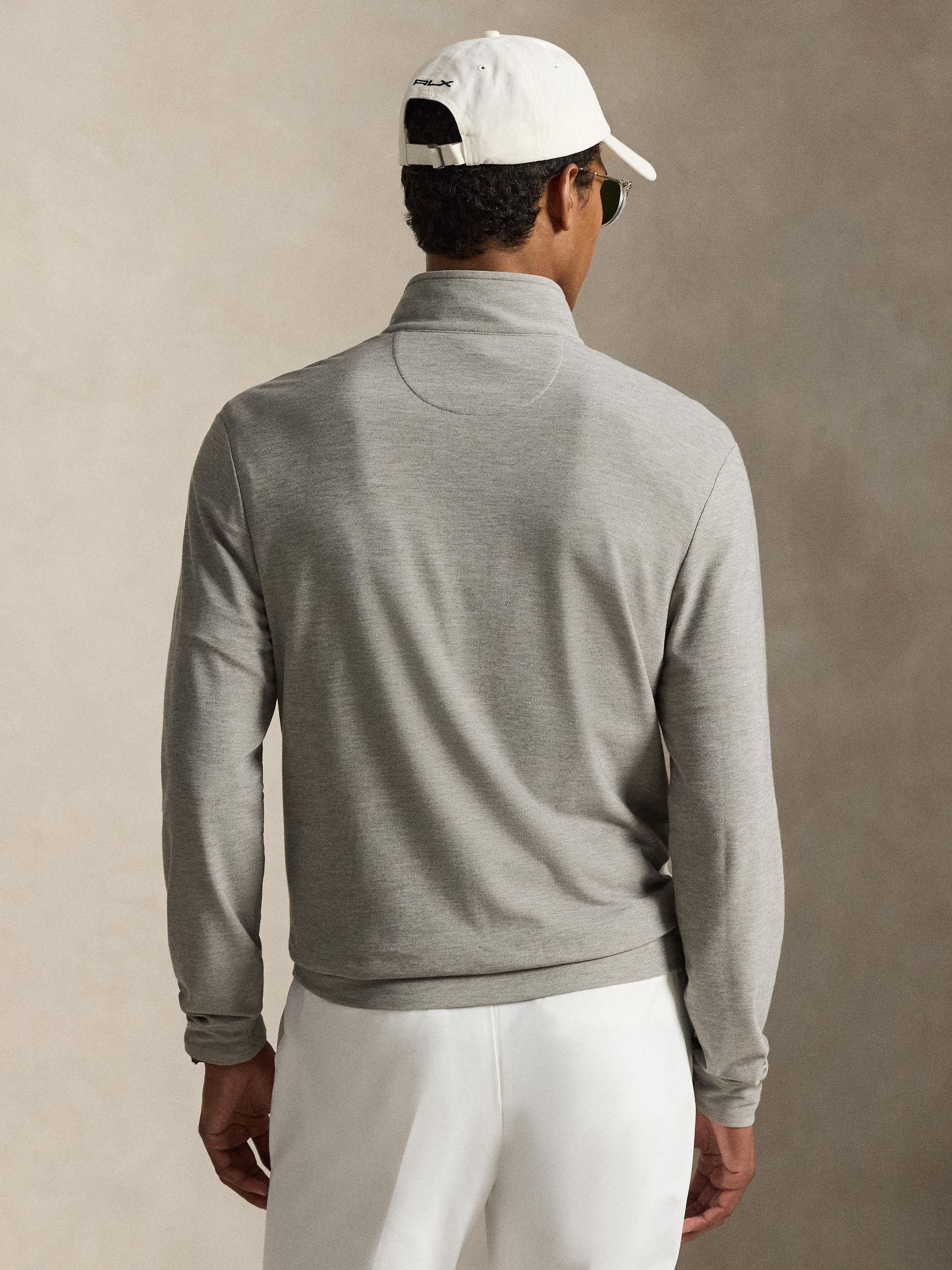 Comprar Cinza - Blusa Ralph Lauren Rlx Movement de malha com zíper
