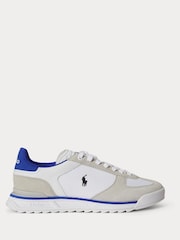 Polo Ralph Lauren White Varick Trainers - Image 1 of 4
