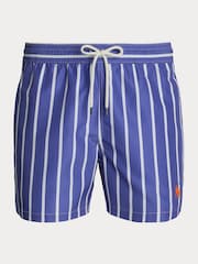 Polo Ralph Lauren Blue Stripe Traveler Swim Shorts - Image 7 of 7