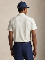 Ralph Lauren White Rlx Energy Lisle Polo Shirt - Image 4 of 6