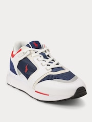 Polo Ralph Lauren White Train 89 Trainers - Image 2 of 5