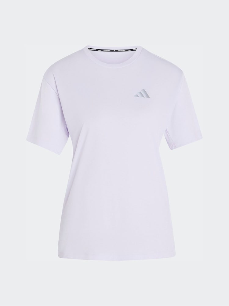 adidas Lilac Purple Run Essentials T-Shirt - Image 1 of 1 adidas Lilac Purple Run Essentials T-Shirt - Image 1 of 1