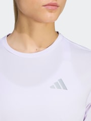 Μωβ λιλά - Κοντομάνικο μπλουζάκι adidas Run Essentials - Εικόνα 4 από 6