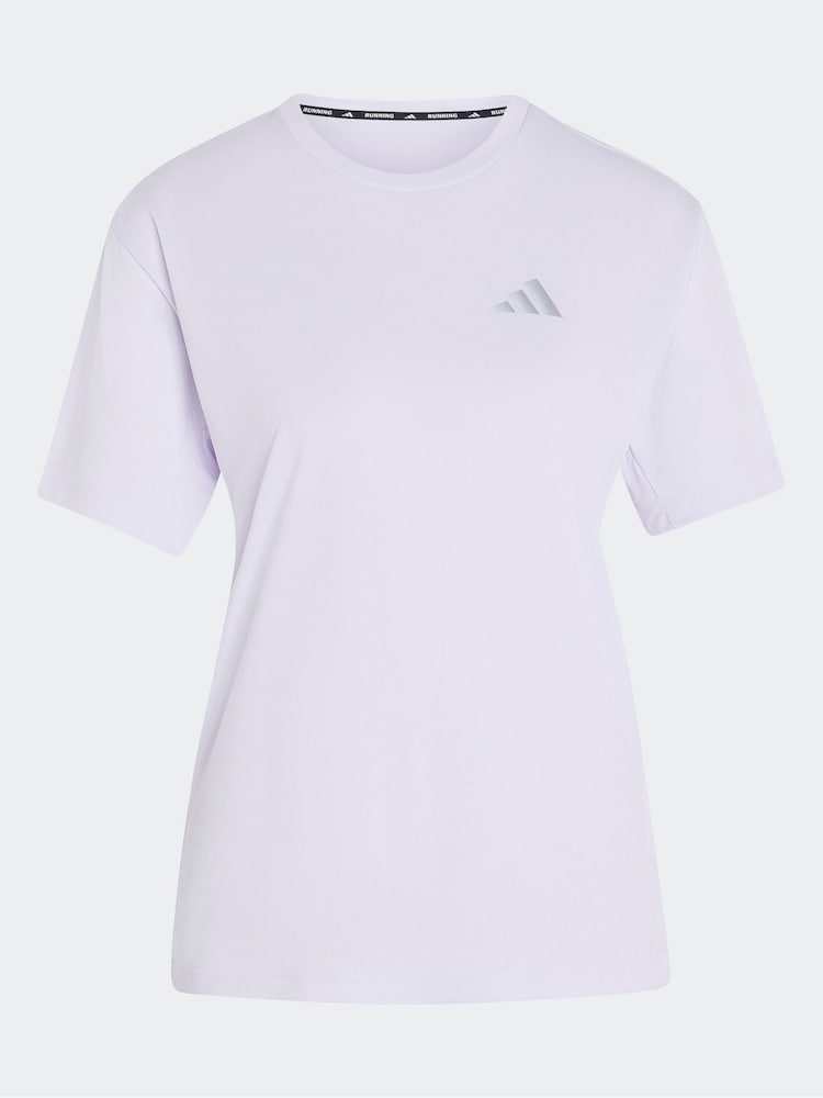 Μωβ λιλά - Κοντομάνικο μπλουζάκι adidas Run Essentials - Εικόνα 6 από 6