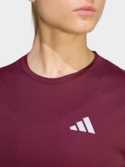 Καστανοκόκκινο - Κοντομάνικο μπλουζάκι adidas Run Essentials - Εικόνα 4 από 6