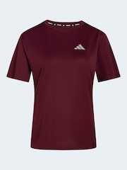 Καστανοκόκκινο - Κοντομάνικο μπλουζάκι adidas Run Essentials - Εικόνα 6 από 6