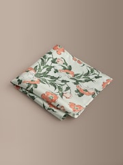 Green Silk Design Tie & Pocketsquare Set - Image 4 of 4