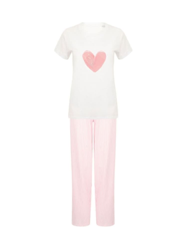 Personalised Love Heart Women's Pyjamas by Koko Blossom - Image 2 of 2