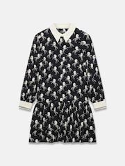 Mint Velvet Black Horse Print Mini Shirt Dress - Image 7 of 8