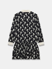 Mint Velvet Black Horse Print Mini Shirt Dress - Image 8 of 8
