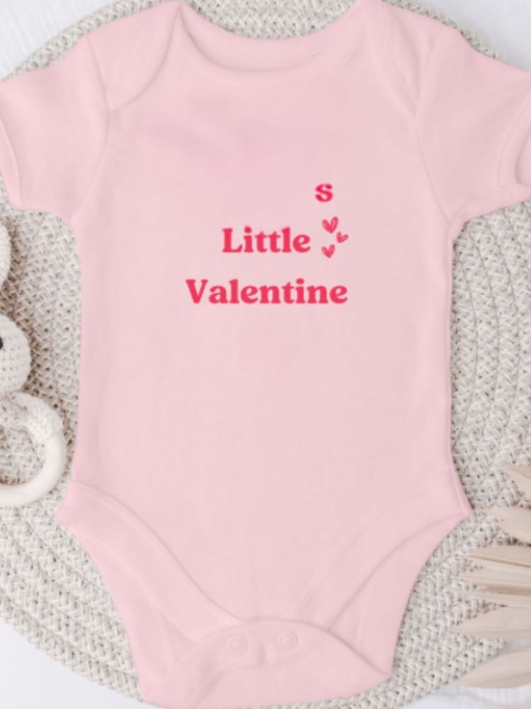 Personalised Little Valentine Baby Vest by Koko Blossom - Image 2 of 2