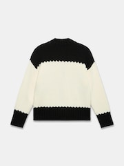 Mint Velvet Black Cotton Blend Horse Cardigan - Image 8 of 8