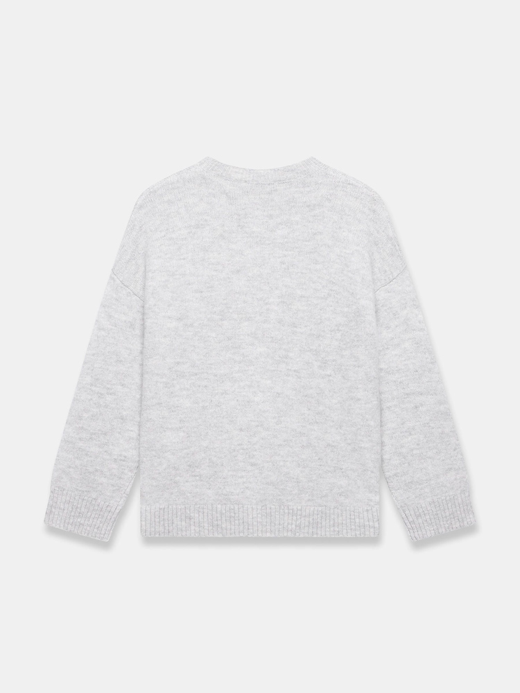 Mint Velvet Grey Wool Blend Longline Jumper - Image 8 of 8 Mint Velvet Grey Wool Blend Longline Jumper - Image 8 of 8