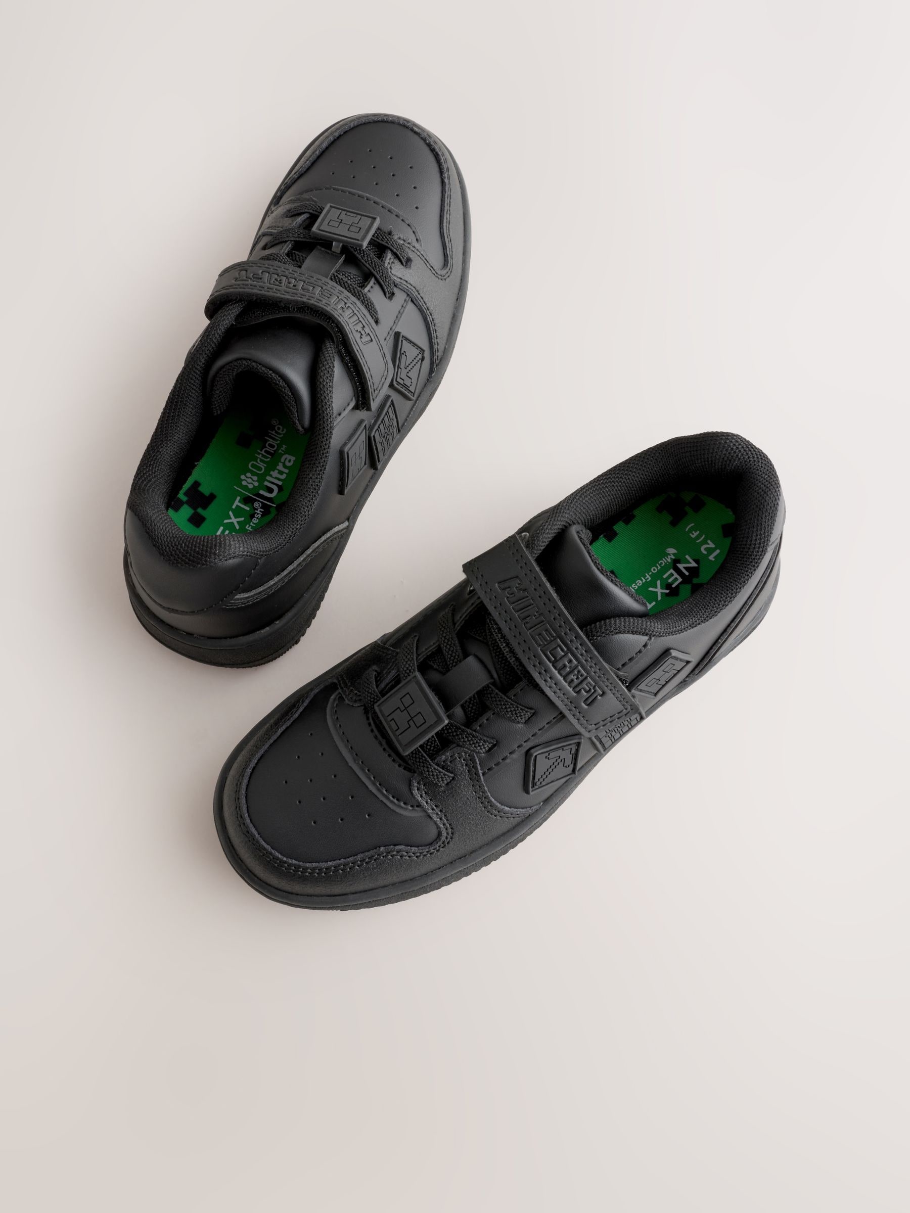 Buy Black Standard Fit (F) Minecraft Touch Fastening Elastic Lace