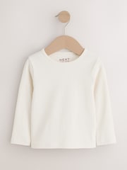 Roxo/Verde - Long Sleeve Ribbed Tops 5 Pack (3mths-7yrs) - Imagem 7 de 9