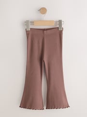 Berry Rød - Ribbestrikkede Flare Leggings 5 Pakke (1 til327år) - Bilde 5 av 9