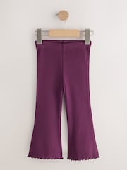 Berry Rød - Ribbestrikkede Flare Leggings 5 Pakke (1 til327år) - Bilde 6 av 9