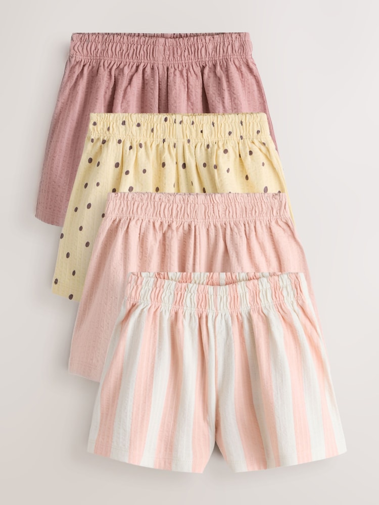 Neutral Neutral Shorts 4 Pack (3mths-7yrs) - Image 1 of 8