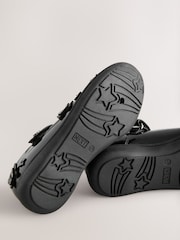 Black Patent Wide Fit (G) School Junior Butterfly Mary Jane Shoes - Image 5 of 5