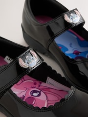 Black Lilo & Stitch Mary Jane Patent School Shoes - Image 3 of 5