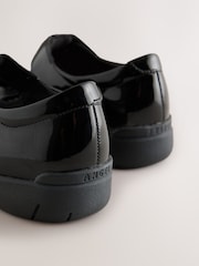 Black Lilo & Stitch Mary Jane Patent School Shoes - Image 4 of 5
