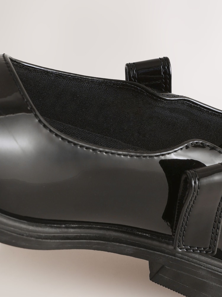 Black Patent Interchangable Strap Mary Jane School Shoes - Image 9 of 9 Black Patent Interchangable Strap Mary Jane School Shoes - Image 9 of 9
