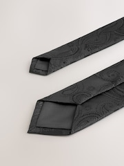 Black Tie and Lapel Pin Set - Image 3 of 4