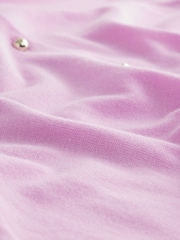 Light Pink Soft Touch Cotton Rich Crew Neck Cardigan - Image 6 of 7