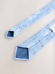 Blue Tie and Lapel Pin Set - Image 3 of 4