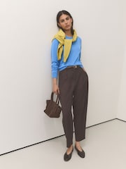 Blue Soft Touch Long Sleeve Crew Neck Jumper - Image 3 of 7